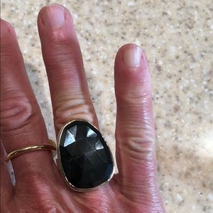 Jamie Joseph hematite ring.